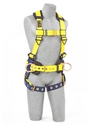 1101654 - 3M Delta Construction Style Harnesses with Back & Side D-Rings & Tongue Buckle Legs