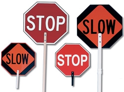 17515 - Jackson 24" Stop/Slow Sign with Handle