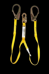 20091 - Guardian Adjustable Lanyard - Double Leg w/ High Strength Rebar Hooks