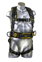21034 - Guardian Cyclone Construction Harness w/ Chest Quick-Connect Buckle, Leg Quick-Connect Buckles, & Waist Tongue Buckle