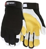 906 - MCR Safety FasGuard Leather Palm Mechanics Glove