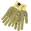 9366 - MCR Safety 100% KevlarÂ® Regular Weight Dotted Two-sided PVC Dots Glove - XL