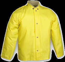 J31107 - Tingley Webdri Yellow Jacket with Storm Fly Front and Attached Hood