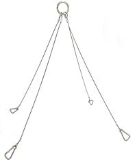 JSA-300X-SS - Junkin Safety Stainless Steel Cable Sling
