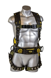 21032 - Guardian Cyclone Construction Harness w/ Chest Quick-Connect Buckle, Leg Tongue Buckles, & Waist Tongue Buckle