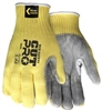 9686 - MCR Safety 100% KevlarÂ® Brand Fiber Shell Leather Palm Glove - XL