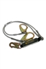 01243 - Guardian Cable Lanyard - Double Leg w/ Rebar Hooks