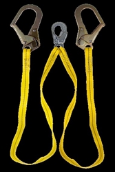 01271 - Guardian Non-Shock Absorbing Lanyard - Double Leg w/ Rebar Hooks