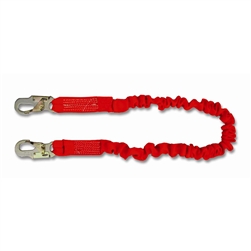 01295 - Guardian Single Leg Stretch Lanyard w/ Snap Hooks