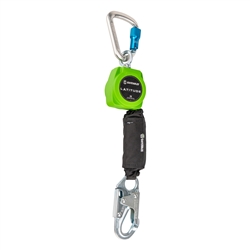 019-5048 Safewaze Latitude 6' Single Web SRL: Alu Carabiner, Snap Hook