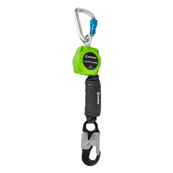 019-5049  Safewaze Latitude 6' Single Web SRL: Alu Carabiner, Alu Snap Hook