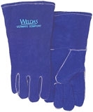 10-0160S-LH - Weldas 14" All Purpose Blue Welding Gloves - Left Hand Only - Small