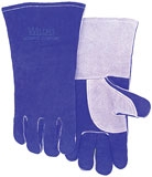 10-2087L - Weldas COMFOflex 14" SuperBlue Side Split Leather Glove