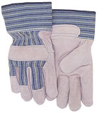 10-2203L - Weldas Leather 3" Cuff Material Handling Glove