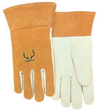 10-2374 - Weldas DEERSOsoft 3" Deerskin Palm Cowhide Back Glove