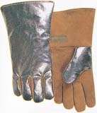 10-2385L - Weldas 14" COMFOFLEX Aluminized Multi-Layered High Heat Welding Gloves