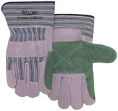 10-2806L - Weldas Leather Double Palm Material Handling Glove