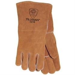 1010 - Tillman Russet Split Cowhide Glove with Cotton Lining