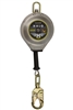 10930 - Guardian 3/16" Stainless Steel Cable w/ Carabiner, Swivel Top, Snap Hook & Tag Line
