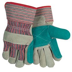 1211J - MCR Safety Jointed Double Leather Palm Glove