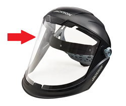 14214 - Surewerx: MAXVIEW Premium Face Shield Clear replacement window
