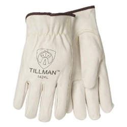 1424 - Tillman "A" Grade Top Grain Pearl Cowhide Gloves