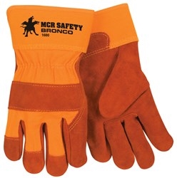 1680 - MCR Safety Bronco Leather Palm Glove