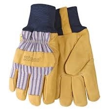 1927KW - Kinco Knit Wrist Lined Grain Pigskin Glove