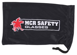 208 - MCR Safety Black Satin Eyeglass Bag