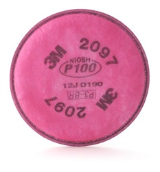 2097 - 3M P100 Filter w/ Nuisance Level Organic Vapor Relief