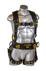 21067 - Guardian Cyclone Construction Harness w/ Chest Pass-Thru Buckle, Leg Tongue Buckles, & Waist Tongue Buckle
