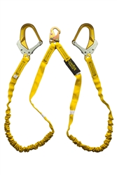 21215 - Guardian Internal Shock Lanyard - Double Leg w/ High Strength Aluminum Rebar Hooks