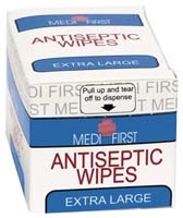 21433 - Medique Medi-First XL Antiseptic Wipes
