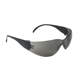250-01-0001 - PIP: Zenon Z12 Rimless Safety Glasses with Black Temple, Gray Lens and Anti-Scratch Coating