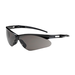250-AN-10126 PIP Anser Semi-Rimless Safety Glasses with Black Frame, Gray Lens, Anti-Scratch / AF
