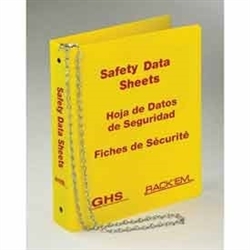 3008 - Horizon Mfg. SDS Binder - 3 Languages, 1.5