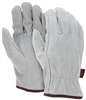 Split Leather Drivers Glove, Regular Grade Straight Thumb - LG