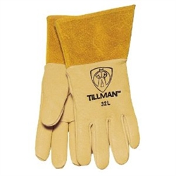 32 - Tillman Heavy Duty Gold Grain Pigskin Glove