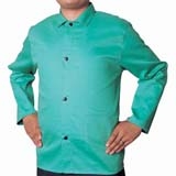 33-6630 - Weldas 30" FR Treated Green Cotton Jacket