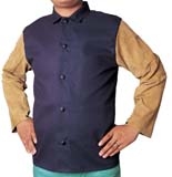 33-8060 - Weldas COOL FR 30" Cotton Jacket with Leather Sleeves