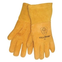 35 - Tillman Heavyweight Reverse Golden Deerskin Glove