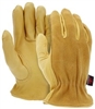 3505 - MCR Safety Grain Deerskin Drive with Split Back Glove - LG