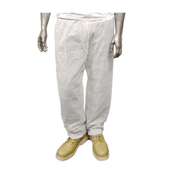 3516 - PIP Standard Weight SBP White Pant, Elastic Waist