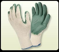 3892 - Cordova Economy Green Latex Coated Gloves