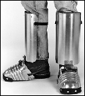 400-5.5 - Ellwood Safety Men's Aluminum Alloy Shin-Foot Guard Consisting of # 200X-6 Foot and Shin Guard - 5 1/2"