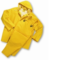 4035FR - PIP Yellow Flame Resistant 35 ml PVC over Polyester 3 pcs Rainsuit