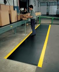 419 - Superior MFG Floor Matting 2' x 60' Black/Yellow