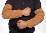 44-2318 - Weldas 18" Leather Sleeve with Elastic