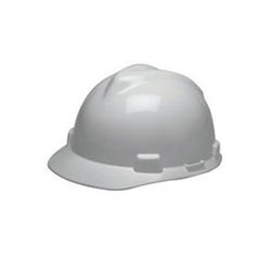 475358 - MSA V-Gard White Hard Hat