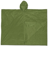 48 - MCR Safety Green Disposable Poncho